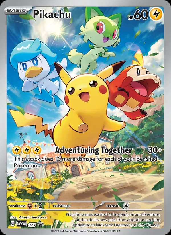 Pikachu 027/225, SVP Black Star Promos