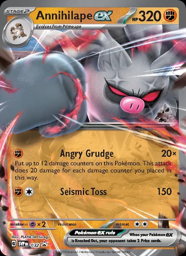 Annihilape ex 032/225, SVP Black Star Promos