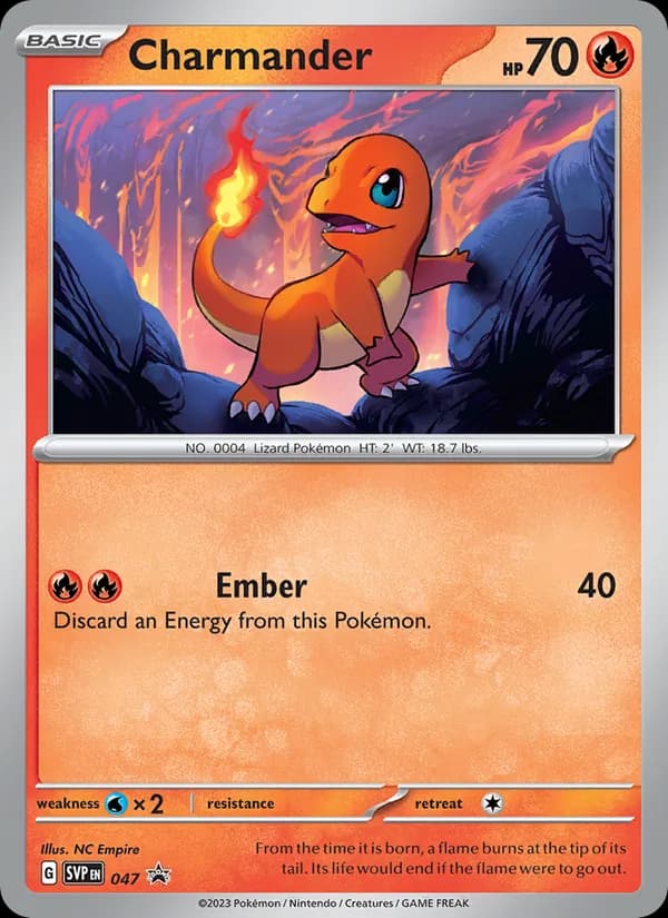 Charmander 047/225, SVP Black Star Promos