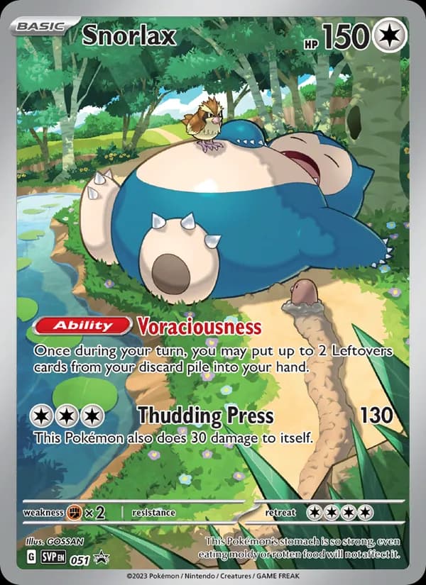 Snorlax 051/225, SVP Black Star Promos