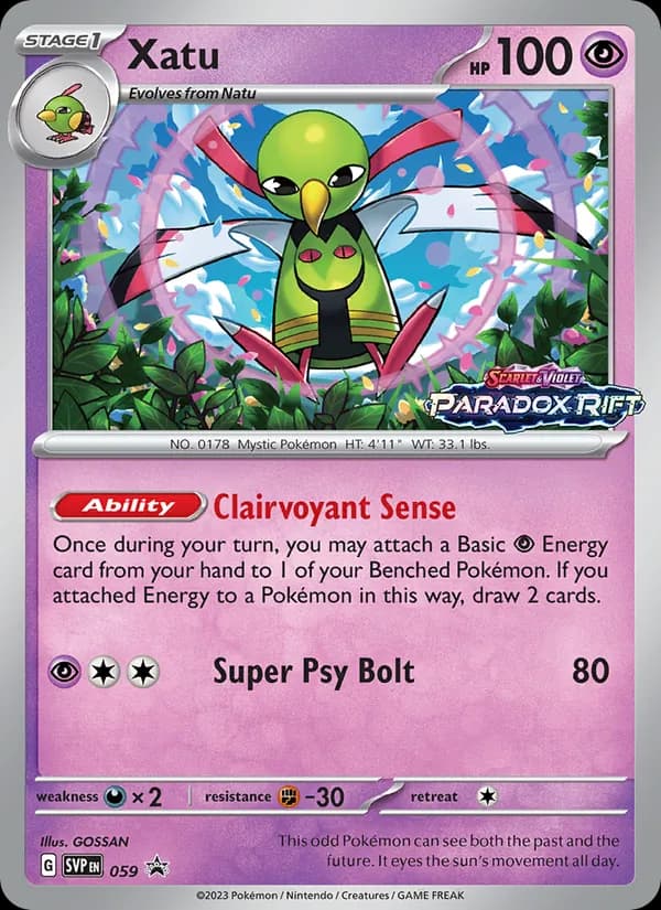 Xatu 059/225, SVP Black Star Promos