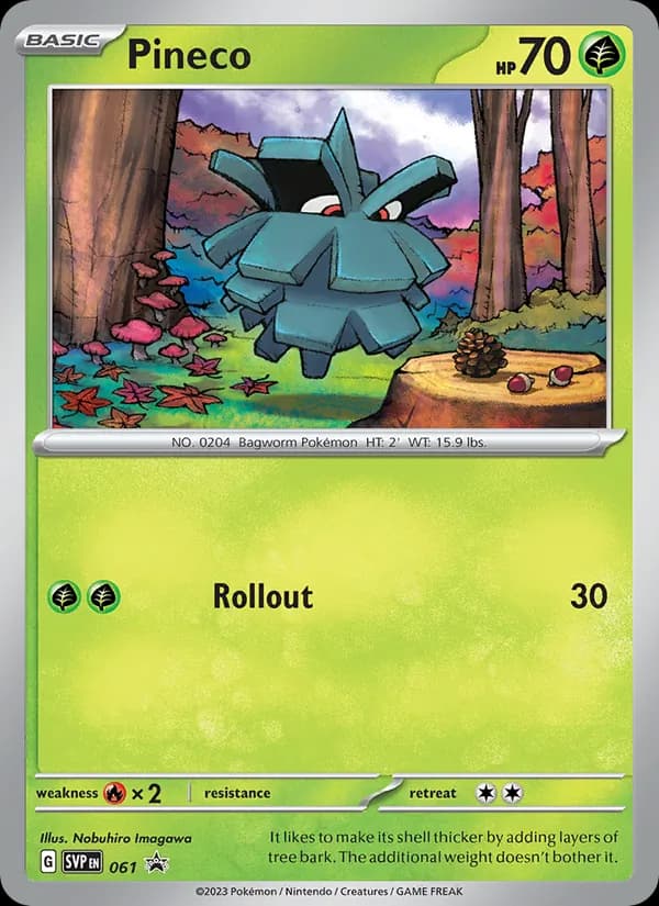 Pineco 061/225, SVP Black Star Promos