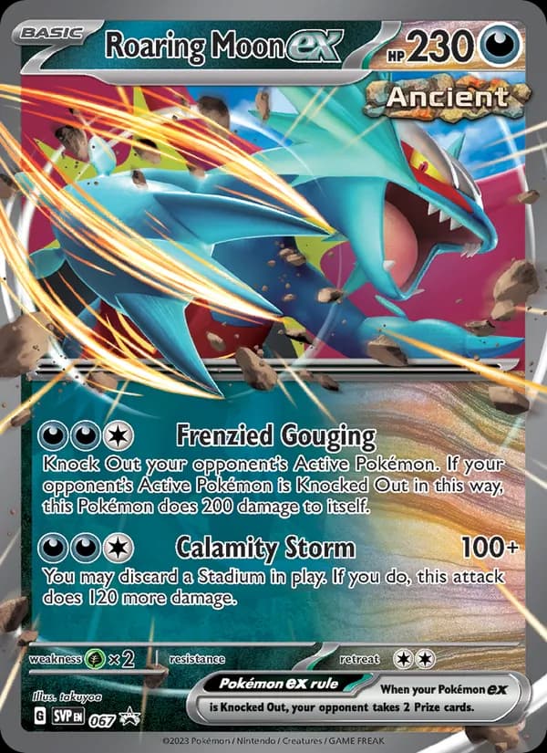 Roaring Moon ex 067/225, SVP Black Star Promos