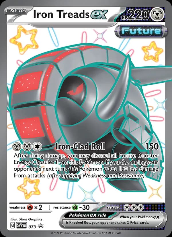 Iron Treads ex 073/225, SVP Black Star Promos