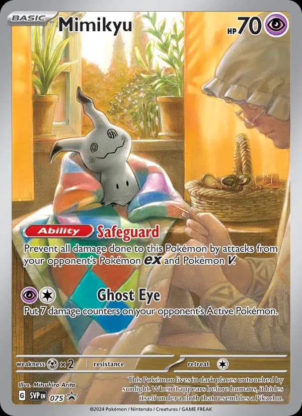 Mimikyu 075/225, SVP Black Star Promos