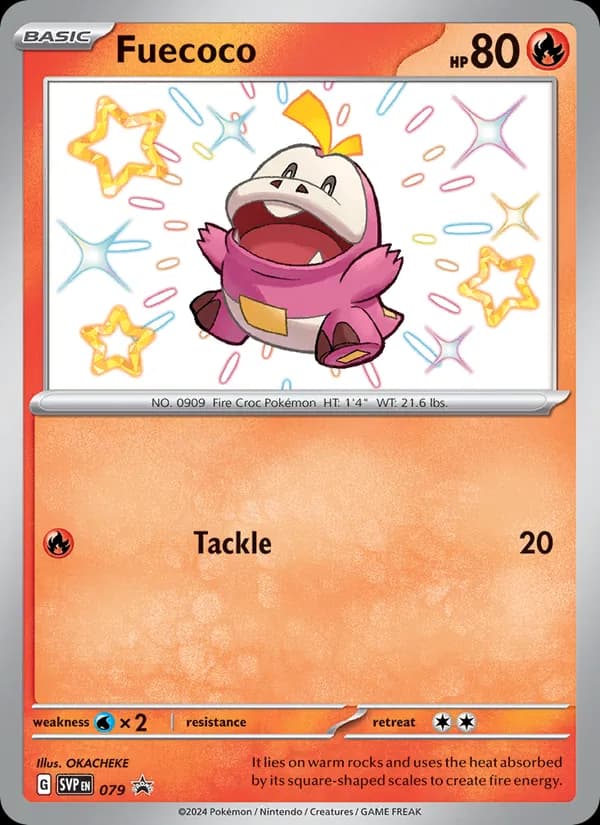 Fuecoco 079/225, SVP Black Star Promos