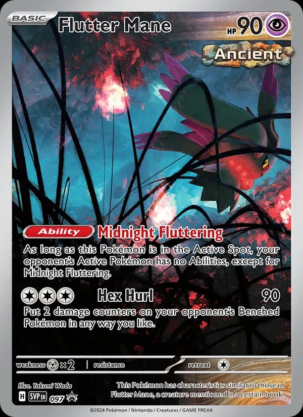 Flutter Mane 097/225, SVP Black Star Promos