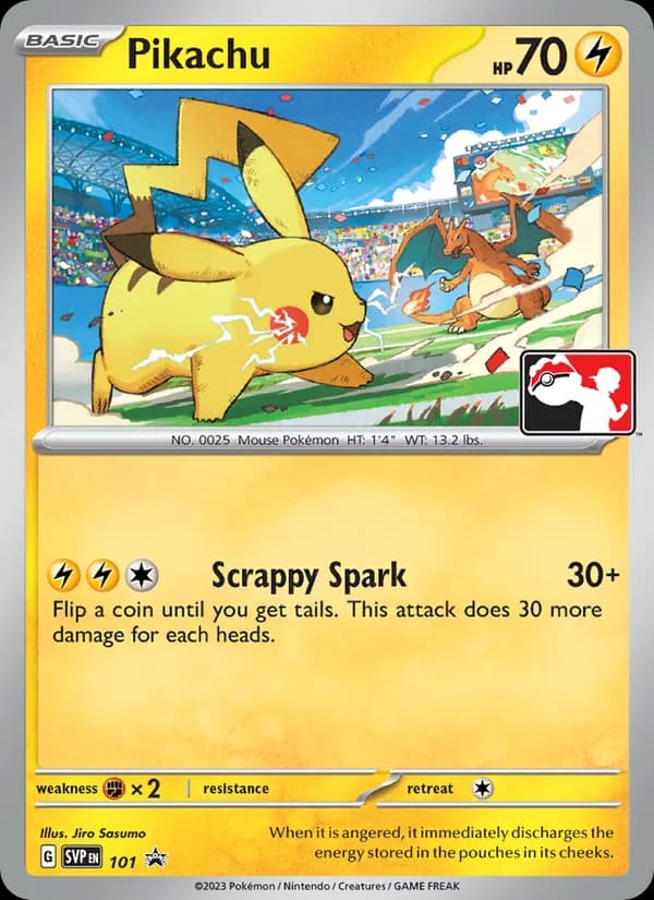 Pikachu 101/225, SVP Black Star Promos