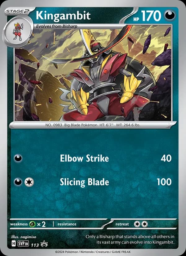 Kingambit 113/225, SVP Black Star Promos