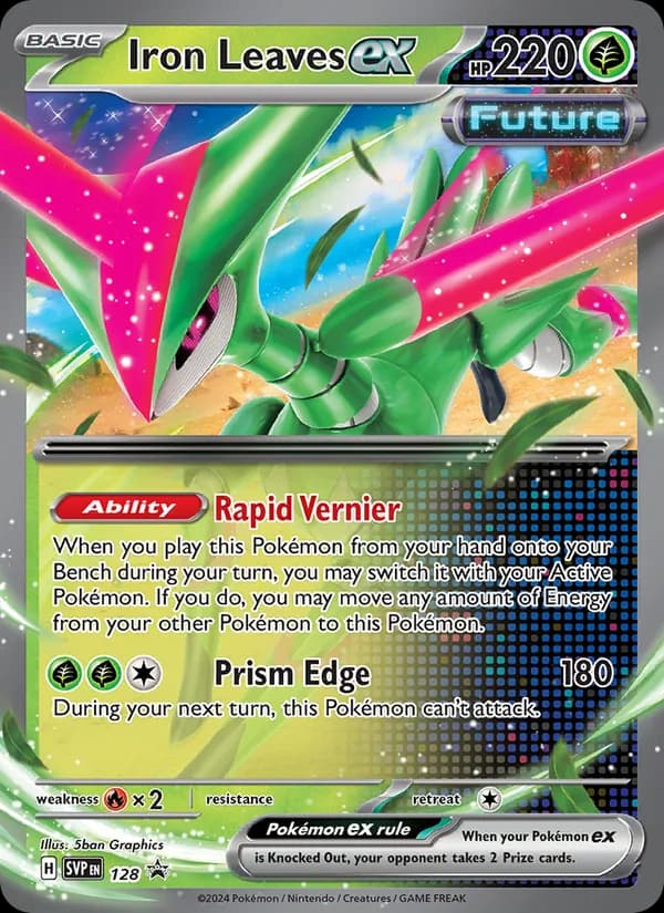 Iron Leaves ex 128/225, SVP Black Star Promos
