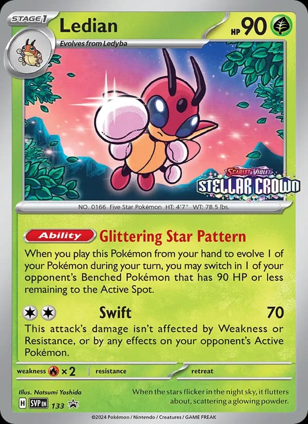Ledian 133/225, SVP Black Star Promos