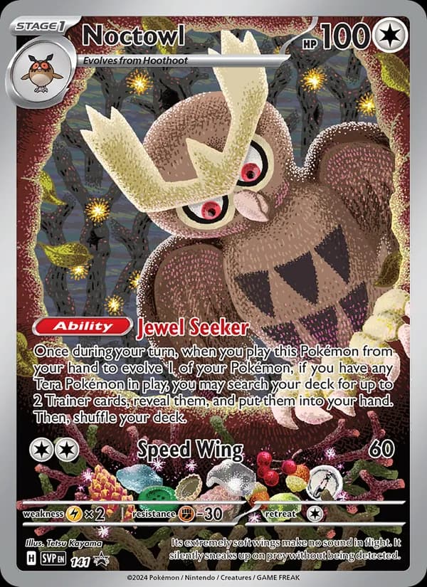Noctowl 141/225, SVP Black Star Promos