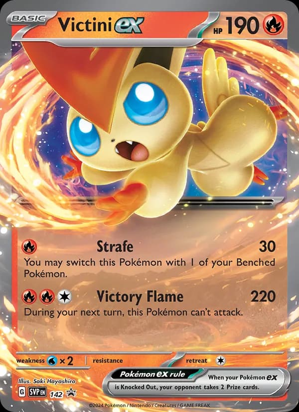Victini ex 142/225, SVP Black Star Promos