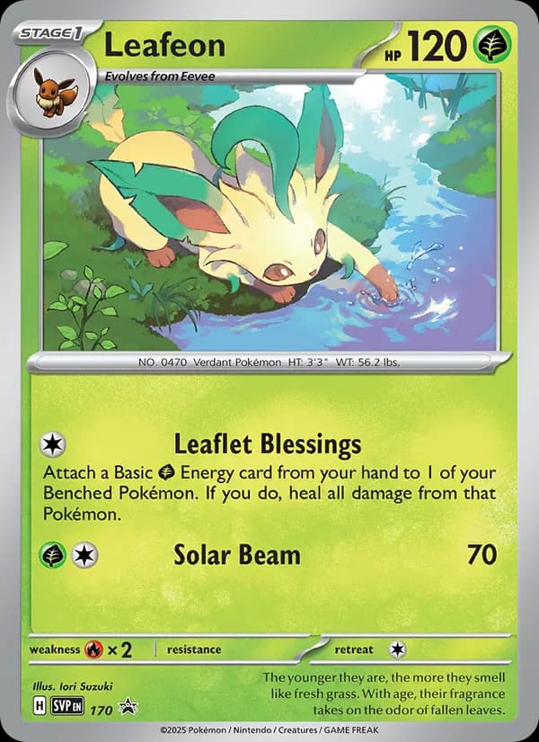 Leafeon 170/225, SVP Black Star Promos