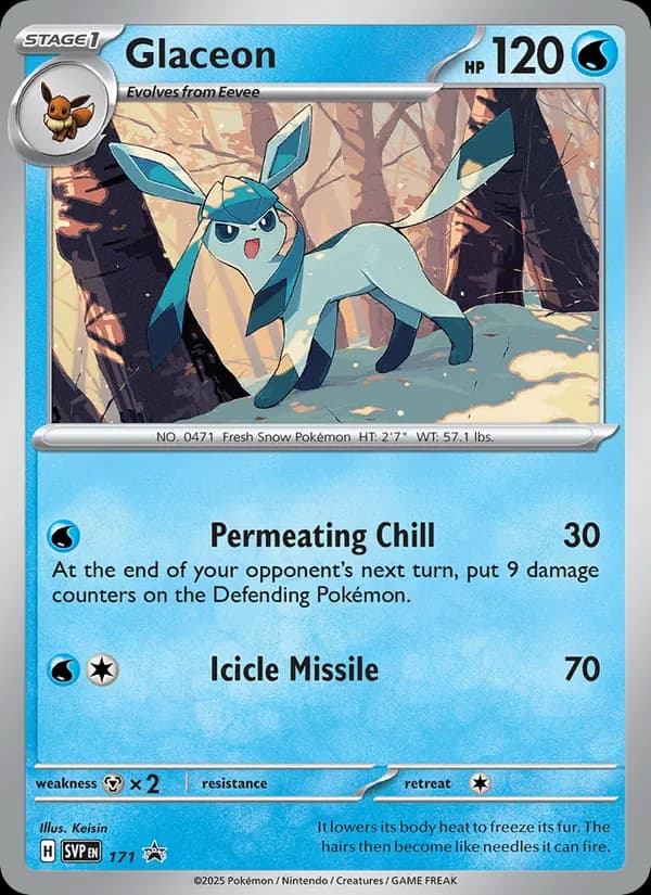 Glaceon 171/225, SVP Black Star Promos
