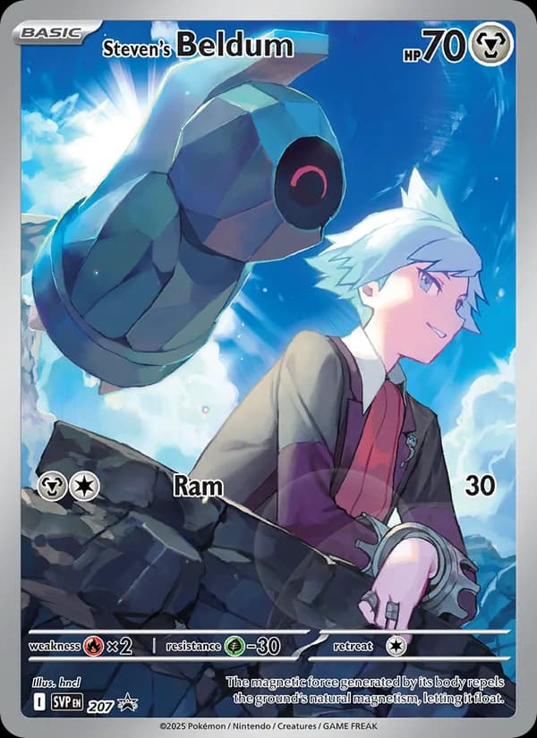 Steven's Beldum 207/225, SVP Black Star Promos