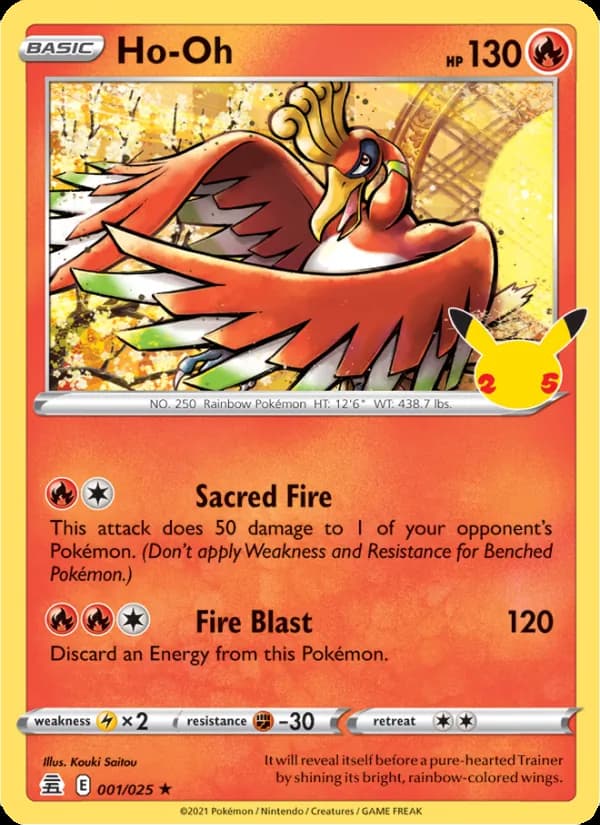 Ho-Oh 1/25, Celebrations