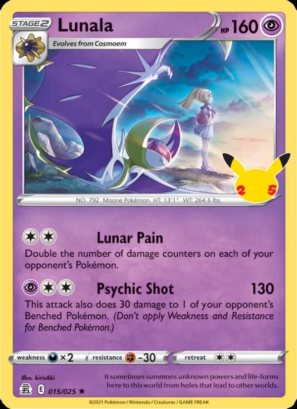 Lunala 15/25, Celebrations