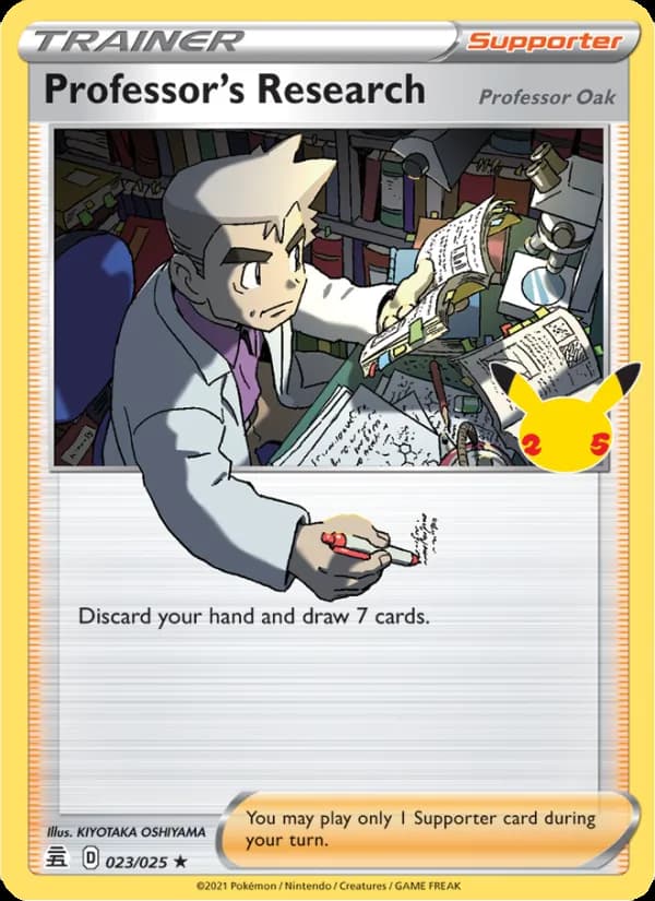 Professor's Research (Professor Oak) 23/25, Celebrations