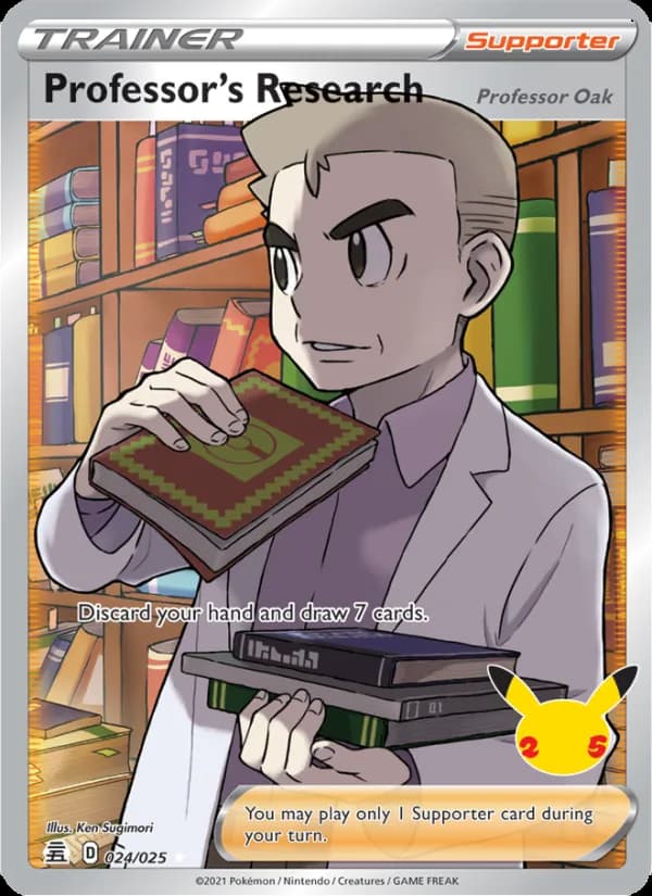 Professor's Research (Professor Oak) 24/25, Celebrations