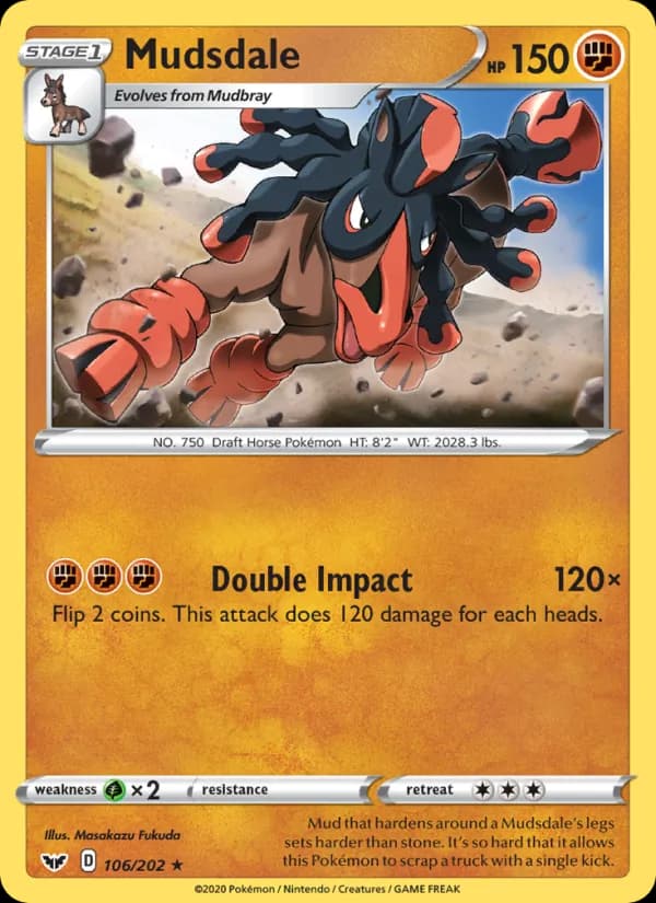 Mudsdale 106/202, Sword & Shield
