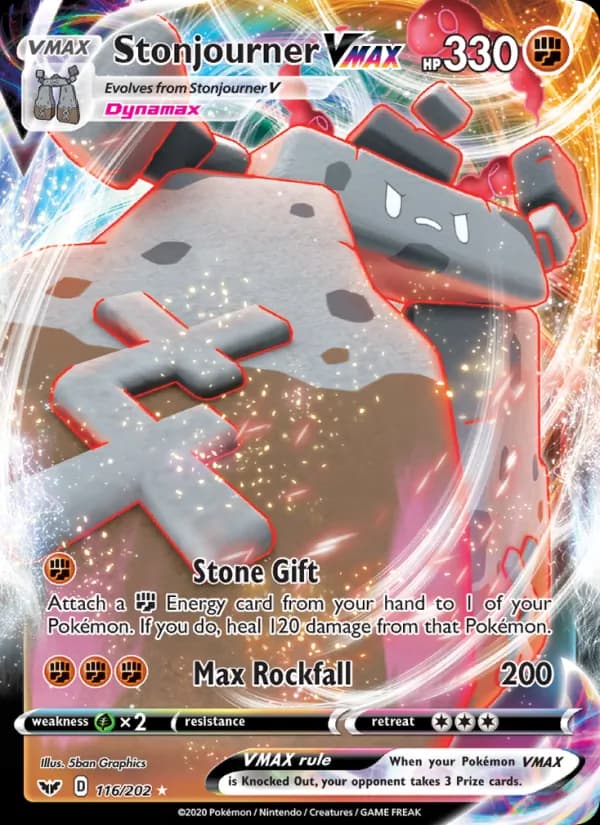Stonjourner VMAX 116/202, Sword & Shield