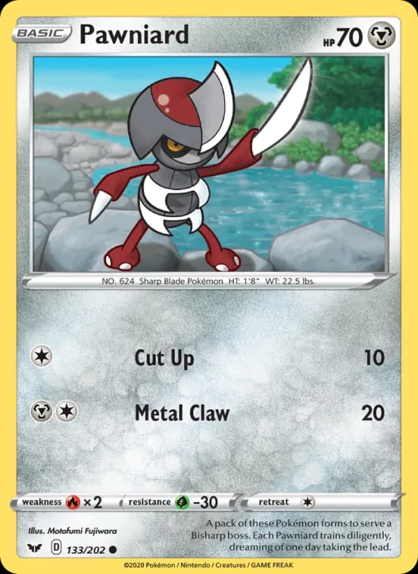 Pawniard 133/202, Sword & Shield