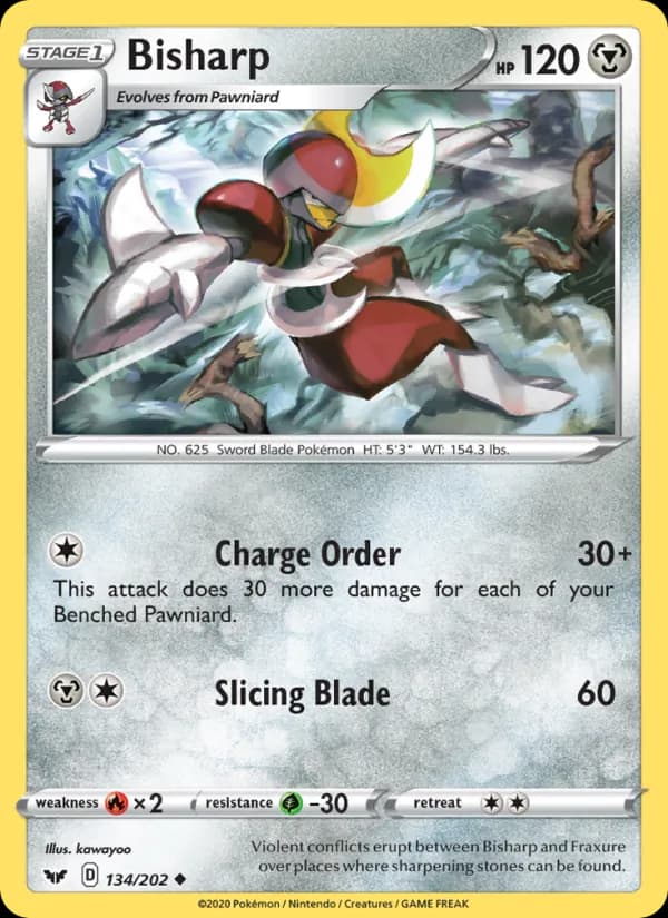 Bisharp 134/202, Sword & Shield
