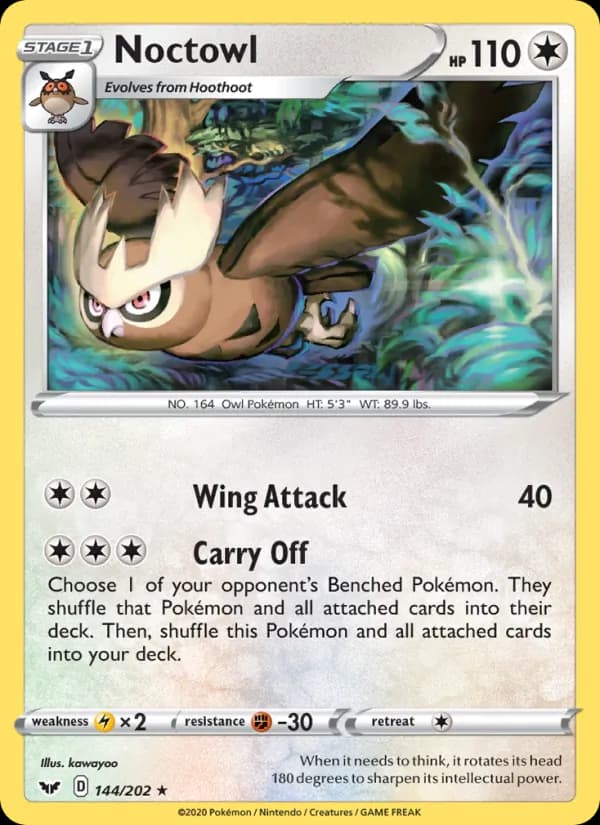 Noctowl 144/202, Sword & Shield