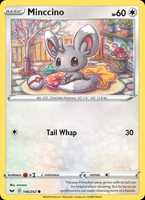 Minccino 146/202, Sword & Shield