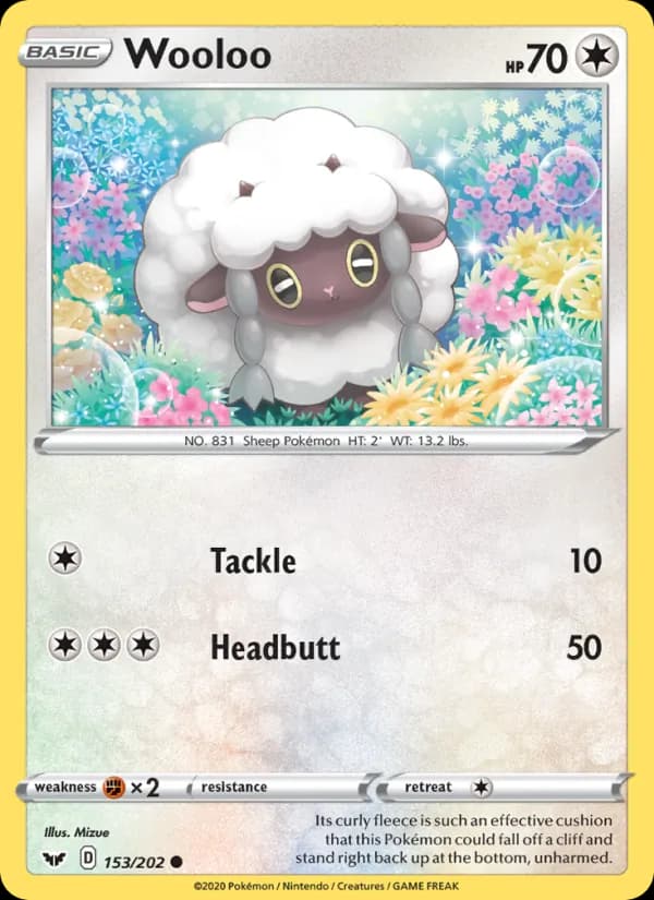 Wooloo 153/202, Sword & Shield