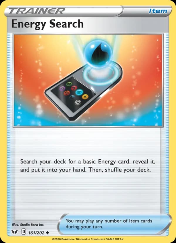 Energy Search 161/202, Sword & Shield