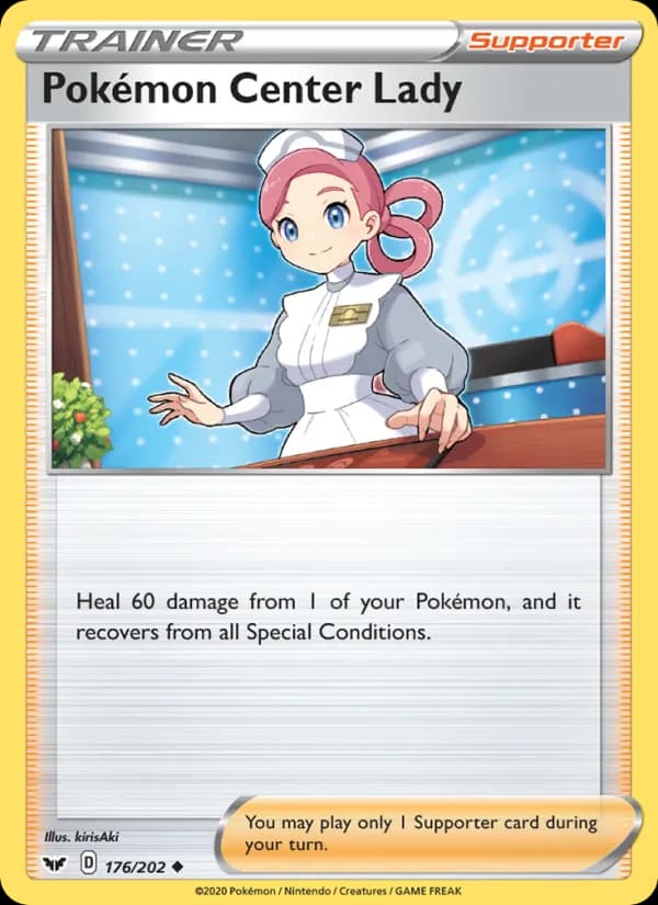 Pokémon Center Lady 176/202, Sword & Shield