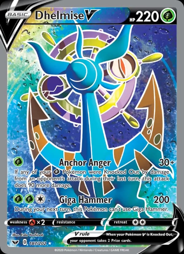 Dhelmise V 187/202, Sword & Shield