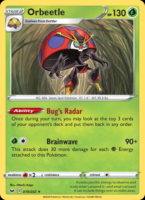 Orbeetle 19/202, Sword & Shield
