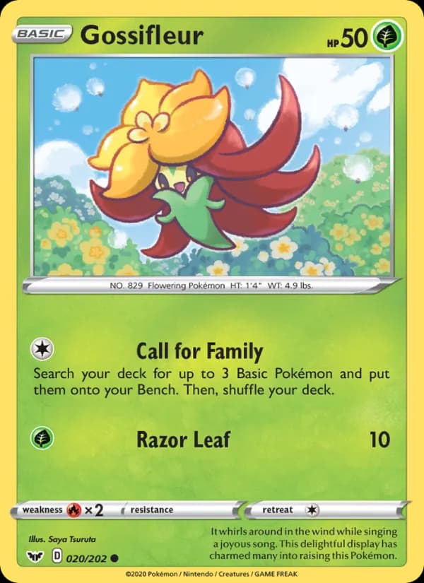 Gossifleur 20/202, Sword & Shield
