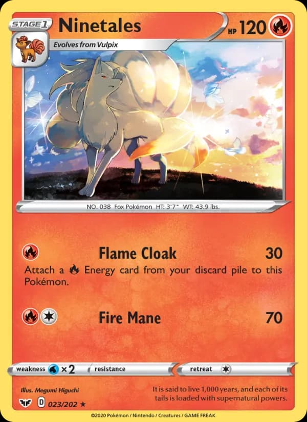 Ninetales 23/202, Sword & Shield