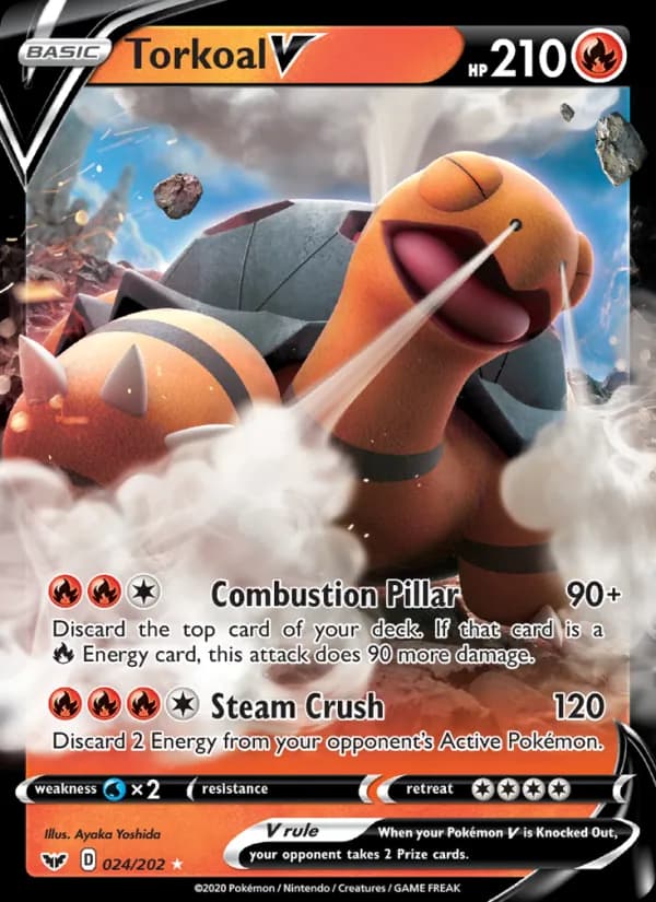Torkoal V 24/202, Sword & Shield