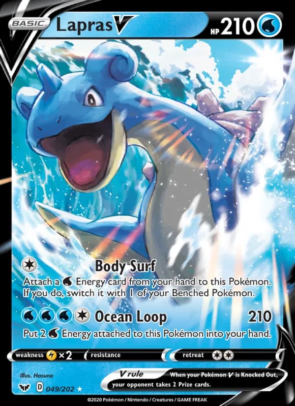 Lapras V 49/202, Sword & Shield