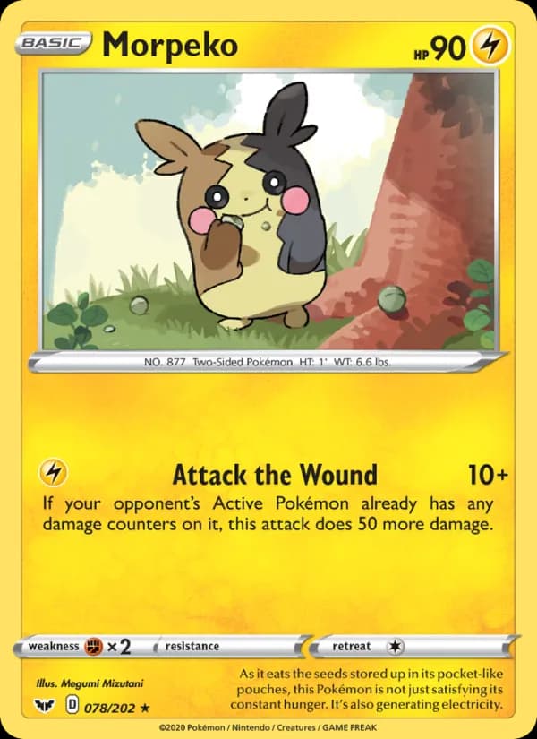Morpeko 78/202, Sword & Shield