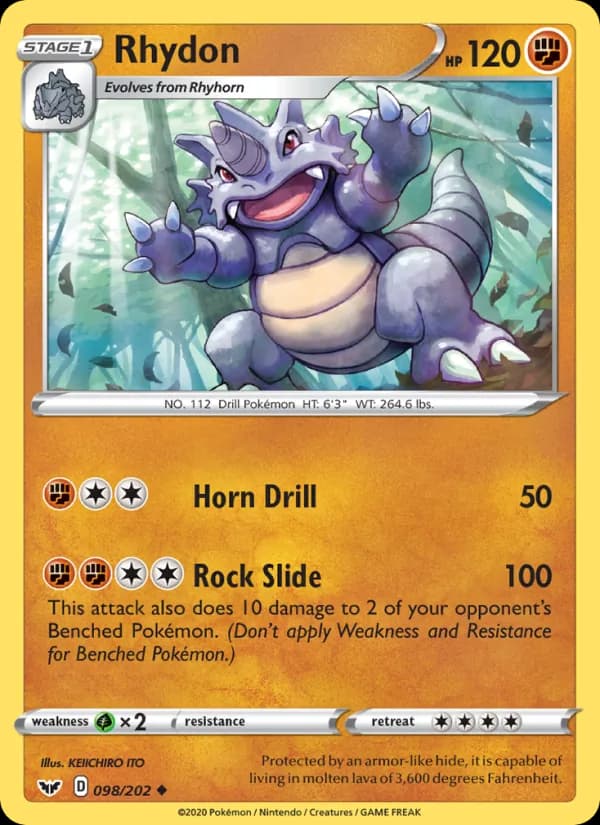 Rhydon 98/202, Sword & Shield
