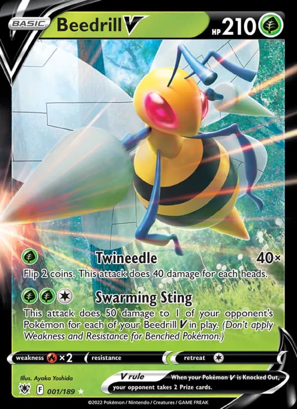 Beedrill V 001/189, Astral Radiance