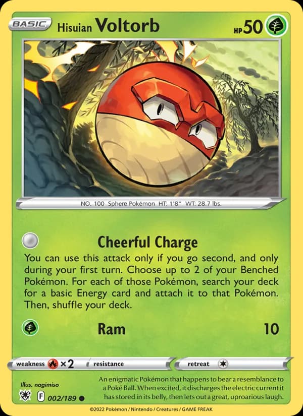 Hisuian Voltorb 002/189, Astral Radiance