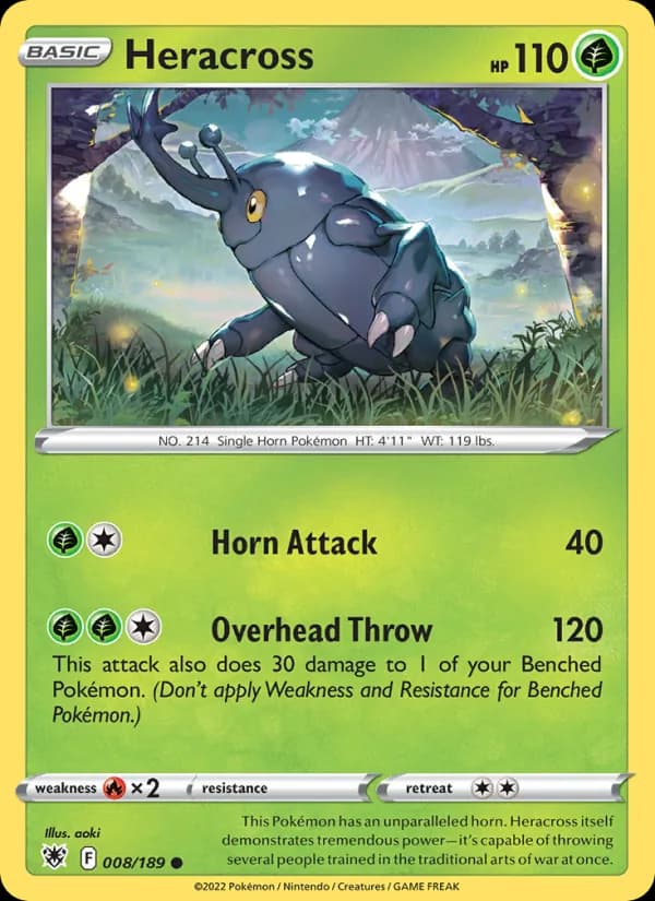 Heracross 008/189, Astral Radiance