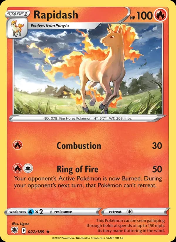 Rapidash 022/189, Astral Radiance