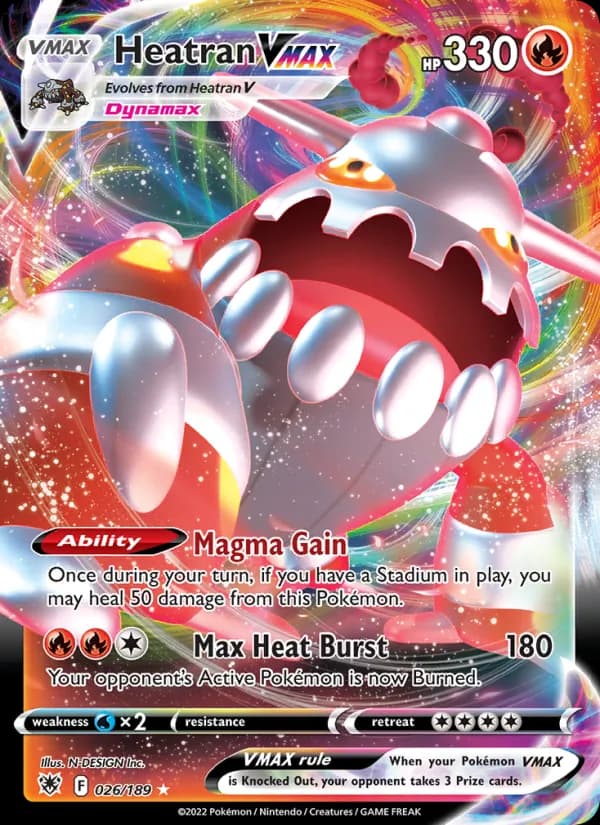 Heatran VMAX 026/189, Astral Radiance