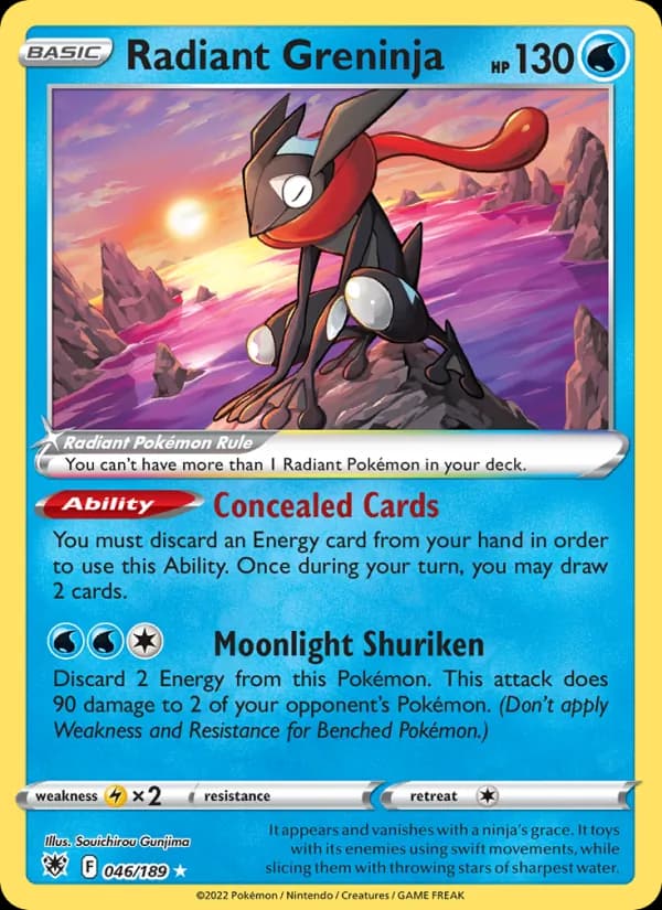 Radiant Greninja 046/189, Astral Radiance