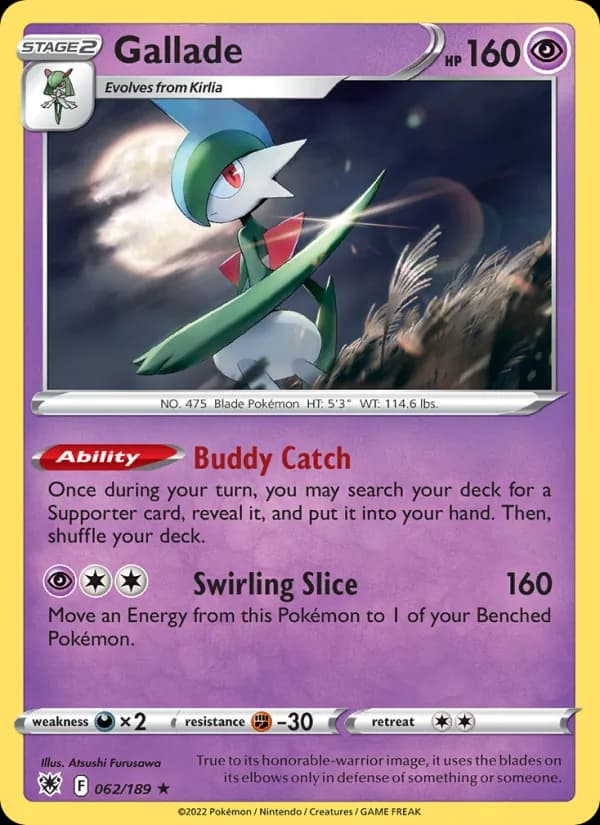 Gallade 062/189, Astral Radiance