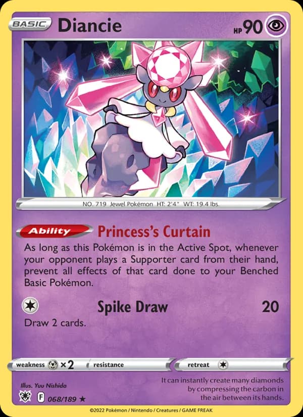 Diancie 068/189, Astral Radiance