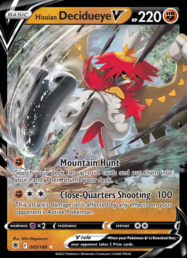 Hisuian Decidueye V 083/189, Astral Radiance